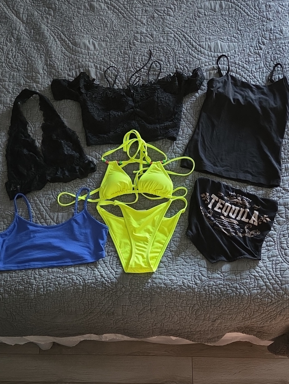 XS Summer LOT Crop Tops, Bikini Set, Bralette, Tank XS
